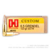 20 Rounds of 6.5mm Grendel  Ammo by Hornady - 123gr SST - Image 4