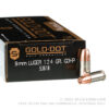 50 Rounds of 9mm Ammo by Speer LE - 124gr JHP - Image 4
