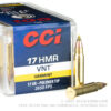 50 Rounds of .17 HMR Ammo by CCI - 17gr VNT - Image 3