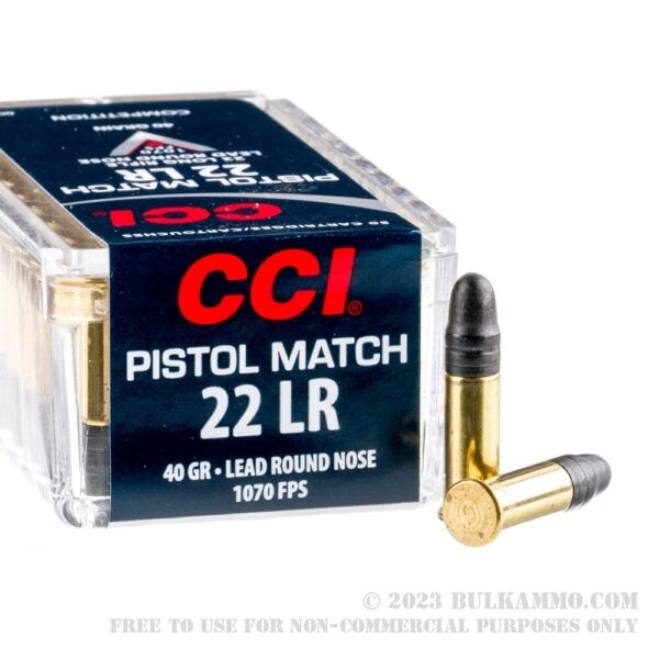 50 Rounds of .22 LR Ammo by CCI - 40gr LRN - Image 2