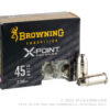 20 Rounds of .45 ACP Ammo by Browning X-Point Defense - 230gr JHP - Image 2