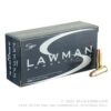 50 Rounds of .38 Spl +P Ammo by Speer Lawman - 158gr TMJ