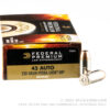 50 Rounds of .45 ACP Ammo by Federal Hydra-Shok- 230gr JHP - Image 2