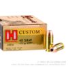 20 Rounds of .40 S&W Ammo by Hornady - 155gr JHP - Image 2