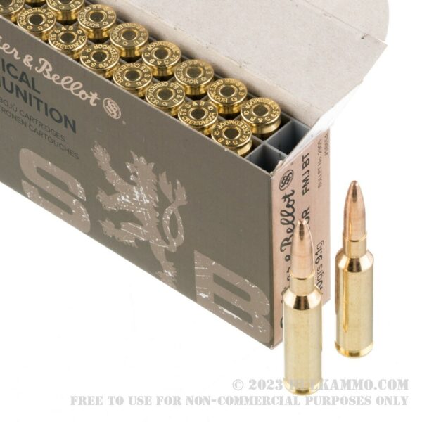 500 Rounds of 6.5 mm Creedmoor Ammo by Sellier & Bellot - 140gr FMJBT - Image 3