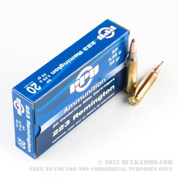 20 Rounds of .223 Ammo by Prvi Partizan - 55gr SP - Image 3