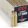50 Rounds of .17HMR Ammo by CCI - 17gr V-Max - Image 3