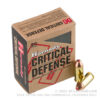 20 Rounds of .40 S&W Ammo by Hornady Critical Defense - 165gr JHP FTX - Image 3