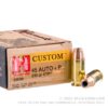20 Rounds of .45 ACP Ammo by Hornady - 230gr JHP