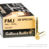 50 Rounds of .38 Spl Ammo by Sellier & Bellot - 158gr FMJ - Image 3