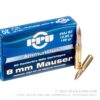 20 Rounds of 8x57 mm JS Mauser Ammo by Prvi Partizan - 198gr FMJBT - Image 2