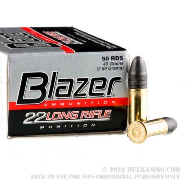 50 Rounds of .22 LR Ammo by CCI - 40gr LRN - Image 2