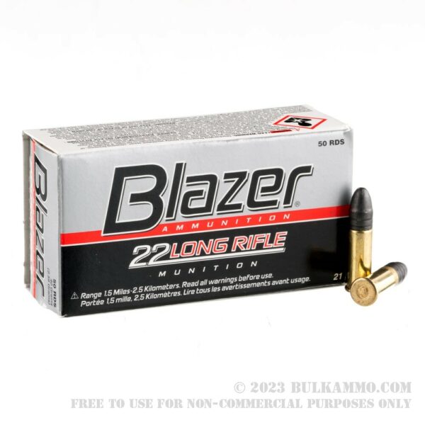 50 Rounds of .22 LR Ammo by CCI - 40gr LRN - Image 4