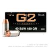 50 Rounds of .40 S&W Ammo by Speer LE Gold Dot G2 - 180gr JHP - Image 2