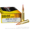 20 Rounds of .308 Win Ammo by Black Hills Gold - 155gr ELD Match - Image 3