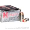 20 Rounds of .40 S&W Ammo by Hornady Critical Duty - 175gr JHP - Image 3