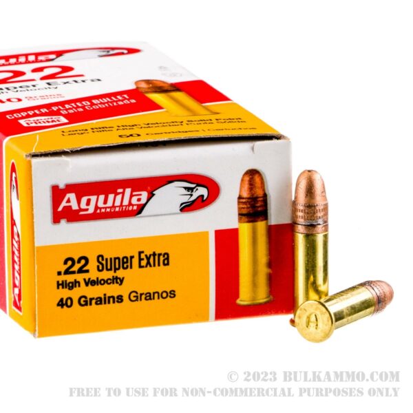 50 Rounds of .22 LR Ammo by Aguila - 40gr CPRN - Image 4