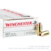 50 Rounds of .40 S&W Ammo by Winchester - 180gr JHP - Image 2