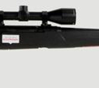 Savage Axis II XP 6.5mm Creedmoor 22 Inch Barrel Matte Black Banner 3-9x40mm Riflescope Black Synthetic Stock 4 Round