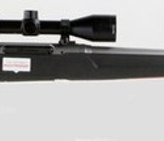 Savage Axis II XP Compact 243 Winchester, With 3X9X40 Scope, 20" Barrel,, , Synthetic, Black,  4 rd