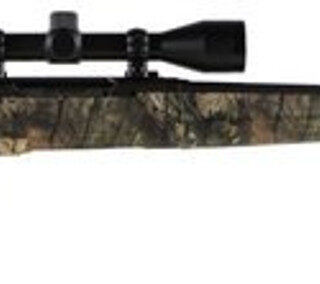 Savage Axis XP Camo, 30-06 Springfield, 22" Barrel, Black Color, Mossy Oak Break-Up Country Polymer Stock, Weaver 3-9x40 Scope, 4Rd, Detachable Box Magazine