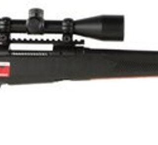 Savage 110 Apex Hunter XP, .223 Rem, 20", 4rd, 3-9x40mm Vortex Crossfire II Scope, Black