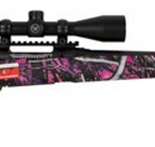 Savage 110 Apex Hunter 6.5 Creedmoor 24" Barrel Muddy Girl Camo, Vortex Scope