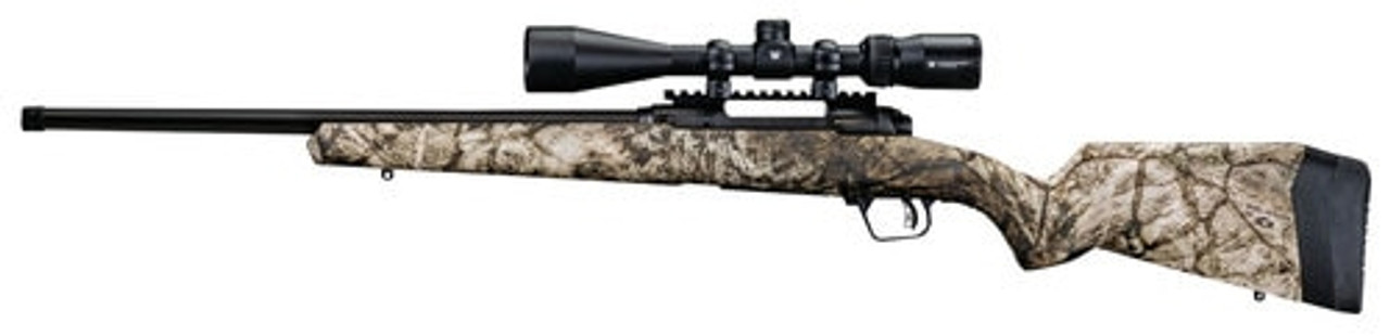 Savage 110 Apex Predator XP, 204 Ruger, 20" Barrel, Mossy Oak Terra Camo Pattern, Polymer Stock, 4Rd, Vortex Crossfire II 4-12x40 Scope,