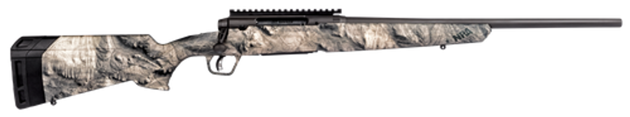 Savage Axis II 6.5 Creedmoor, 20" Barrel, Synthetic Mossy Oak Overwatch Stock Gunsmoke Gray PVD, 4rd