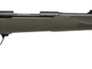 Savage 110 Hogue Hunter, 350 Legend, 18" Barrel, Black Barrel and Action, Olive DrabGreen Polymer Stock, Adjustable Iron Sights, 4Rd,