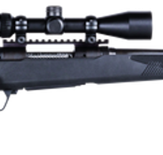 Savage 110 Apex Hunter XP, 350 Legend, 18" Barrel, Black Color, Polymer Stock, 4Rd, Vortex Crossfire II 3-9x40,