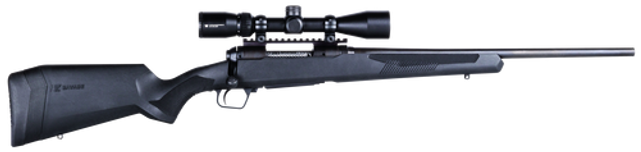 Savage 110 Apex Hunter XP, 350 Legend, 18" Barrel, Black Color, Polymer Stock, 4Rd, Vortex Crossfire II 3-9x40,