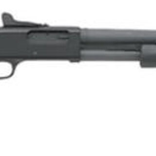 Mossberg 590 Pump 12 Ga 20" HB 3" GRS,  Black Synthetic Stock Black,  8 rd