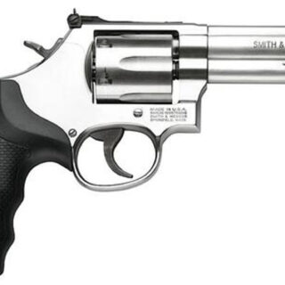 Smith & Wesson 686 Distinguished Combat 357 Mag, 4" Barrel, SS, White Outline/Red Ramp Sights