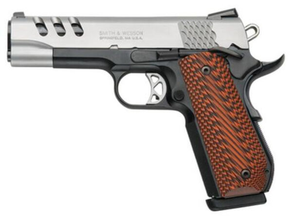 Smith & Wesson 1911 Custom Performance Center45 ACP, 4.25", Two-Tone Finish, G10 Custom Grip