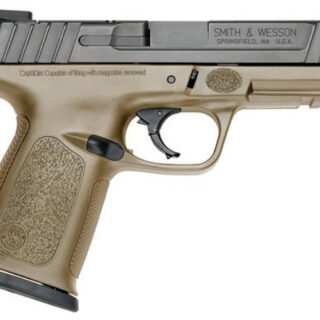 Smith & Wesson SD9 Striker Fired 9MM, 4" Barrel, Flat Dark Earth Frame16Rd, 2 Mags