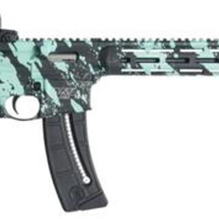 Smith & Wesson M&P1522 Sport 22LR ROBINS EGG BLUE PLAT 25rd Mag