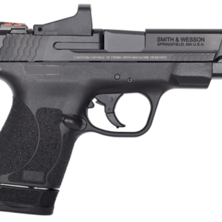 Smith & Wesson Shield M2.0 Performance Center 9mm Double 4" Barrel, Black Polymer Grip/Frame Black Armornite Stainless Steel Slide, 7rd/8rd