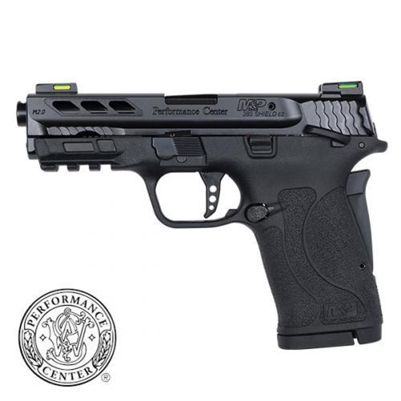 Smith & Wesson M&P Shield EZ M2.0 Performance Center 380 ACP, Black Ported Barrel, 8rd