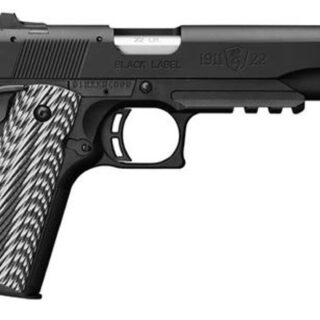 Browning 1911-22 Black G10 Grips 4.8' Threaded Barrel, Silerncer Ready