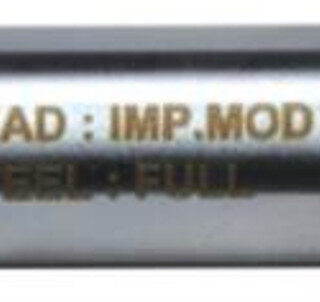 Browning Invector DS Extended 12 GA Improved Modified Silver, Gold Band