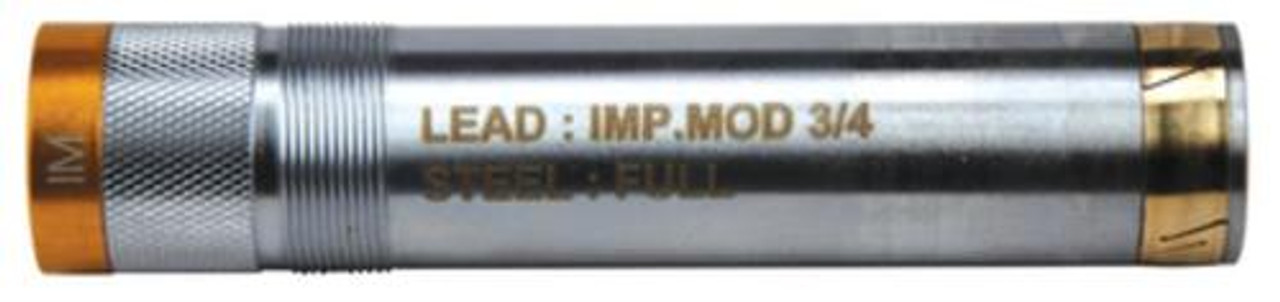 Browning Invector DS Extended 12 GA Improved Modified Silver, Gold Band