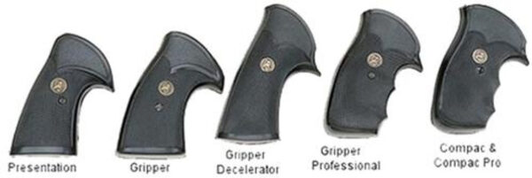 Pachmayr Compact Pistol Grip S&W N Frame, Round Butt, Black Rubber