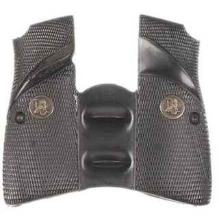 Pachmayr Signature, Backstrap Pistol Grip, Browning Hi-Power, Black Rubber