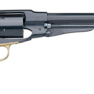 Uberti 1858 New Army Revolver .44 Black Powder 8" Barrel Blue Steel Frame & B/S, Brass Trigger Guard