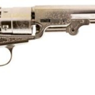 Traditions 1851 Navy Engraved Nickle Revolver (Inline) 44 Black Powder