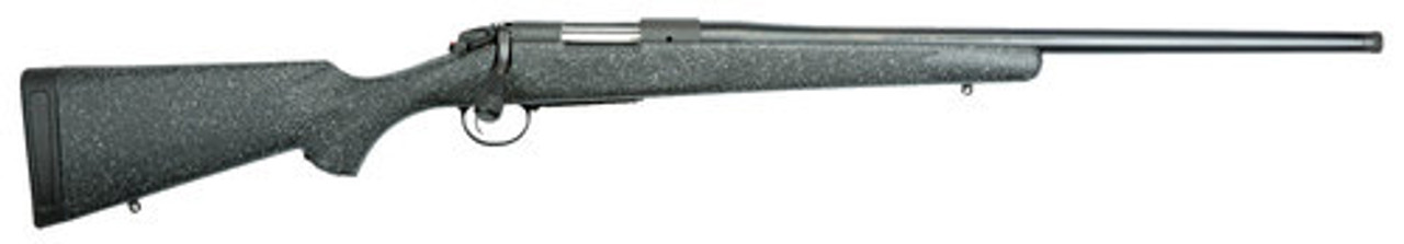 Bergara B-14 Ridge 7mm-08 Rem 22" Barrel, Synthetic Black, Gray Specs Stock Blued, 4rd