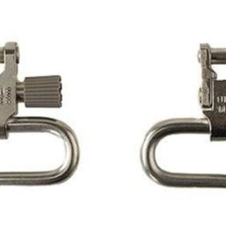 Uncle Mike's 1.25" Quick Detach Nickel Sling Swivels, SS