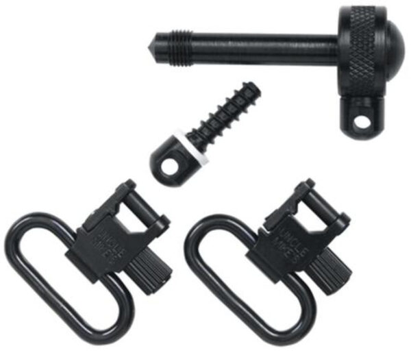 Uncle Mike's 1" Black Sling Swivels For Remington Model 7400