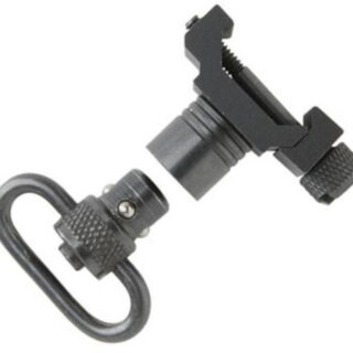 Uncle Mike's Picatinny Attachment Swivel, Push Putton QD & Mount